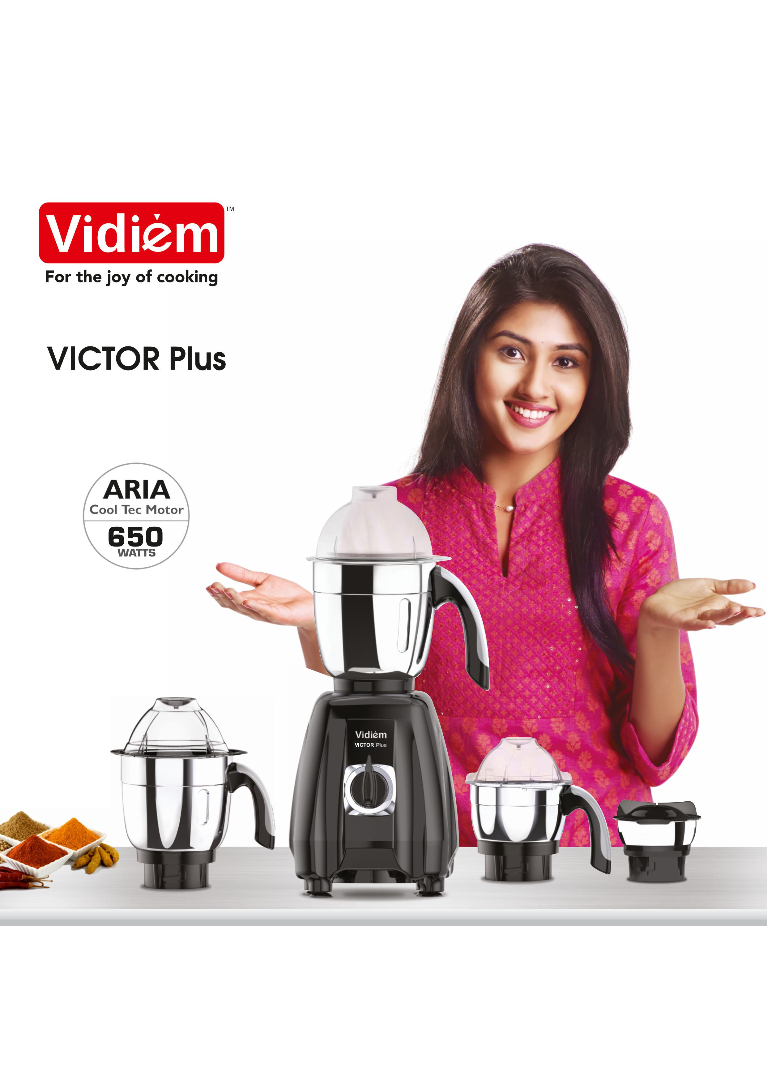 vidiem-victor-plus-mixer-grinder-110v-650w-ul-certified-motor-4-stainless-steel-jars-for-canada-usa-durable-abs-body-self-locking-jars-wet-dry-grinding4