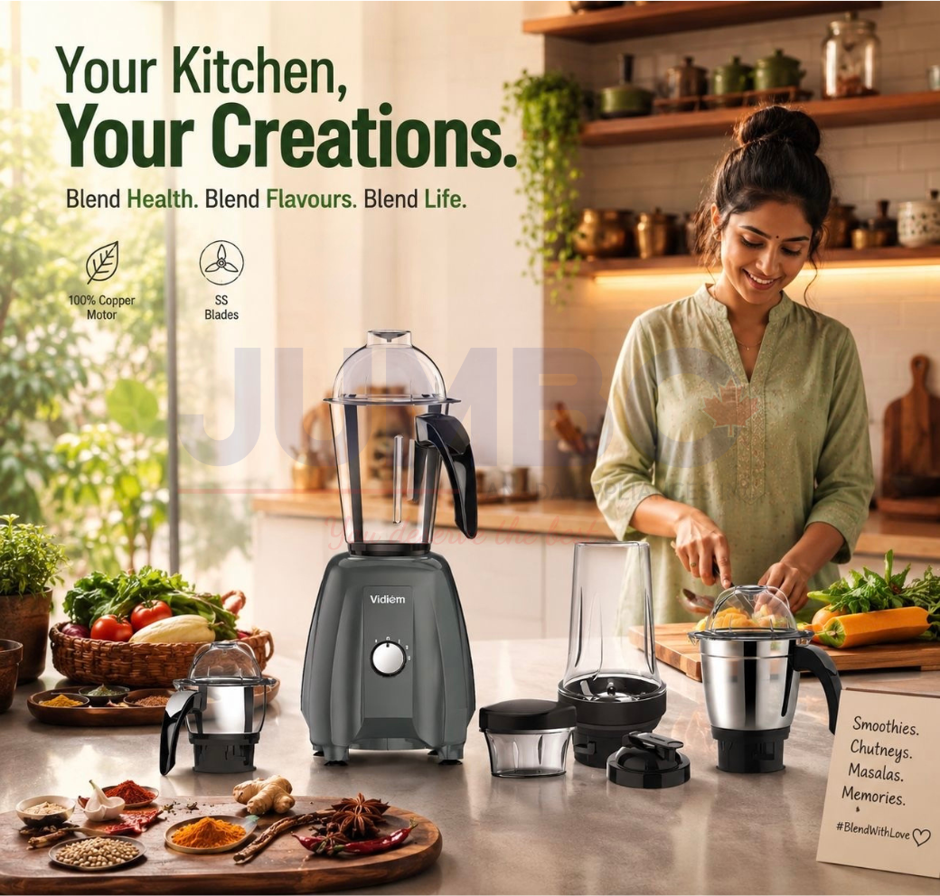 vidiem-victor-vitago-plus-650w-mixer-grinder-110v-heavy-duty-vitago-blending-spice-jar-2-stainless-steel-jars-with-extra-1l-large-capacity-jar-wet-dry-grinding-system-for-canada-usa
