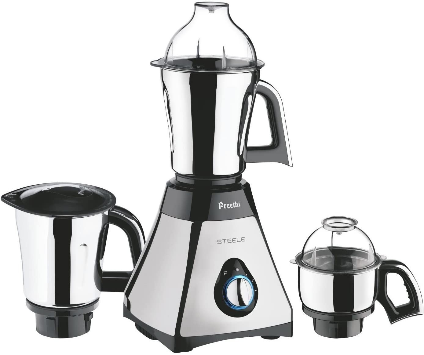 preethi-steele-supreme-550w-3-jar-mixer-grinder-110-volts