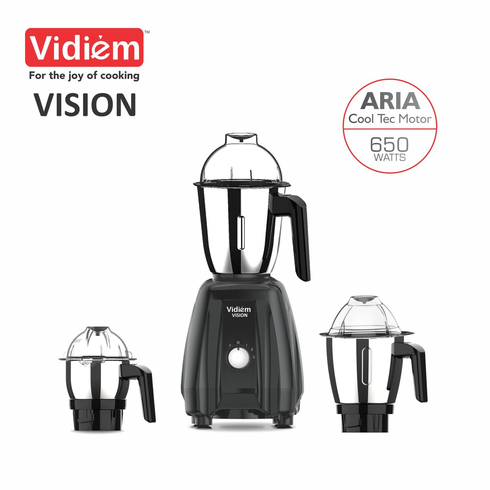 vidiem-vision-pro-650w-ul-certified-blender-mixer-grinder-110v-stainless-steel-blades-3-jars-for-blending-grinding
