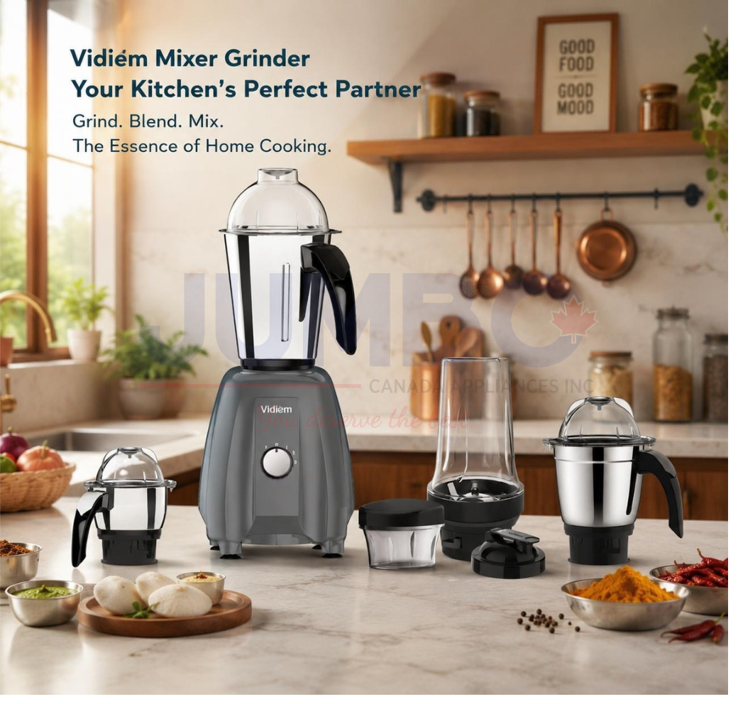 vidiem-victor-vitago-plus-650w-mixer-grinder-110v-heavy-duty-vitago-blending-spice-jar-2-stainless-steel-jars-with-extra-1l-large-capacity-jar-wet-dry-grinding-system-for-canada-usa